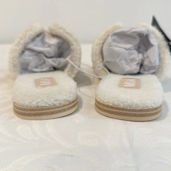 MIA Cosette Faux Shearling Sandal. Ladies Size 8 - Picture 10 of 11